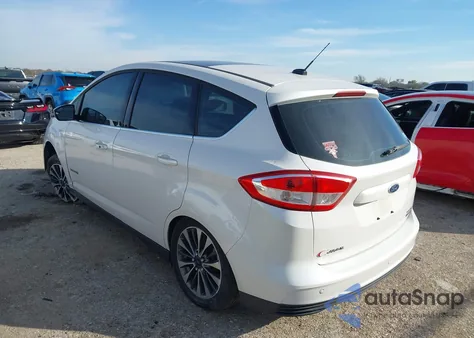 2018 Ford C-Max Hybrid Titanium из США, поврежденный, VIN 1FADP5DU5JL103511